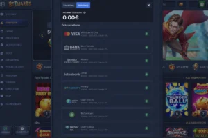 Betwarts Casino Auszahlung mit Karten, Bank Transfer, Revolut, Jeton und Krypto-Optionen