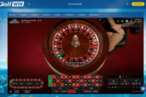 Dolfwin Live Casino mit deutschem Roulette, Live-Dealer, Echtzeit-Spieloberfläche und klassischem Roulette-Tisch.